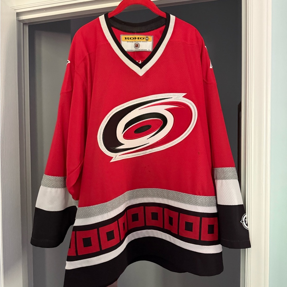 Red KOHO Carolina Hurricanes Hockey Jersey